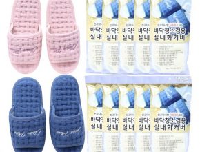 가성비최고 발로쓱 실내화 2족  청소포 200장(100켤레 베스트5