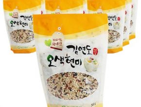 가성비최고 오색현미 500g X 12봉  쌀귀리 500g X 3봉 총15봉 베스트5