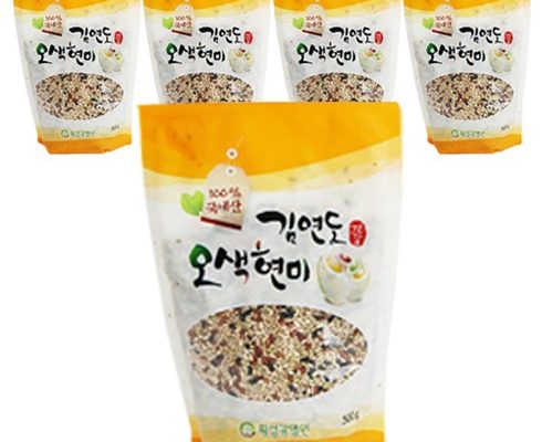 가성비최고 중벼꽃농부 오색현미 500g X 21봉 베스트5